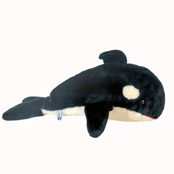 Sea World 1986 Shamu Orca Killer Whale Plush Toy Stuffed Animal 22" - Picture 1 of 7